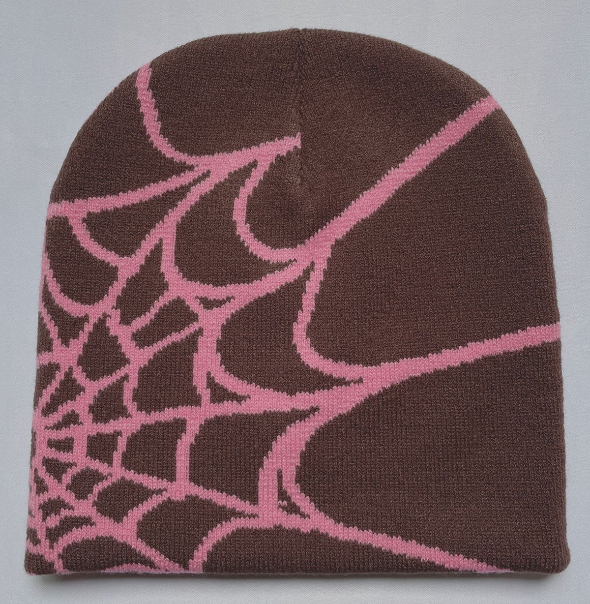 Knitted Spider Web Beanie for Fall/Winter Outdoor Use