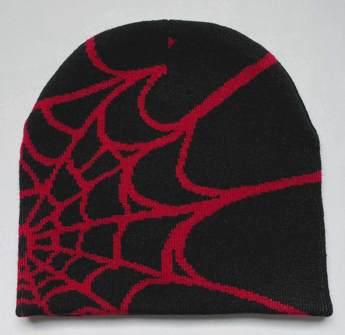 Knitted Spider Web Beanie for Fall/Winter Outdoor Use
