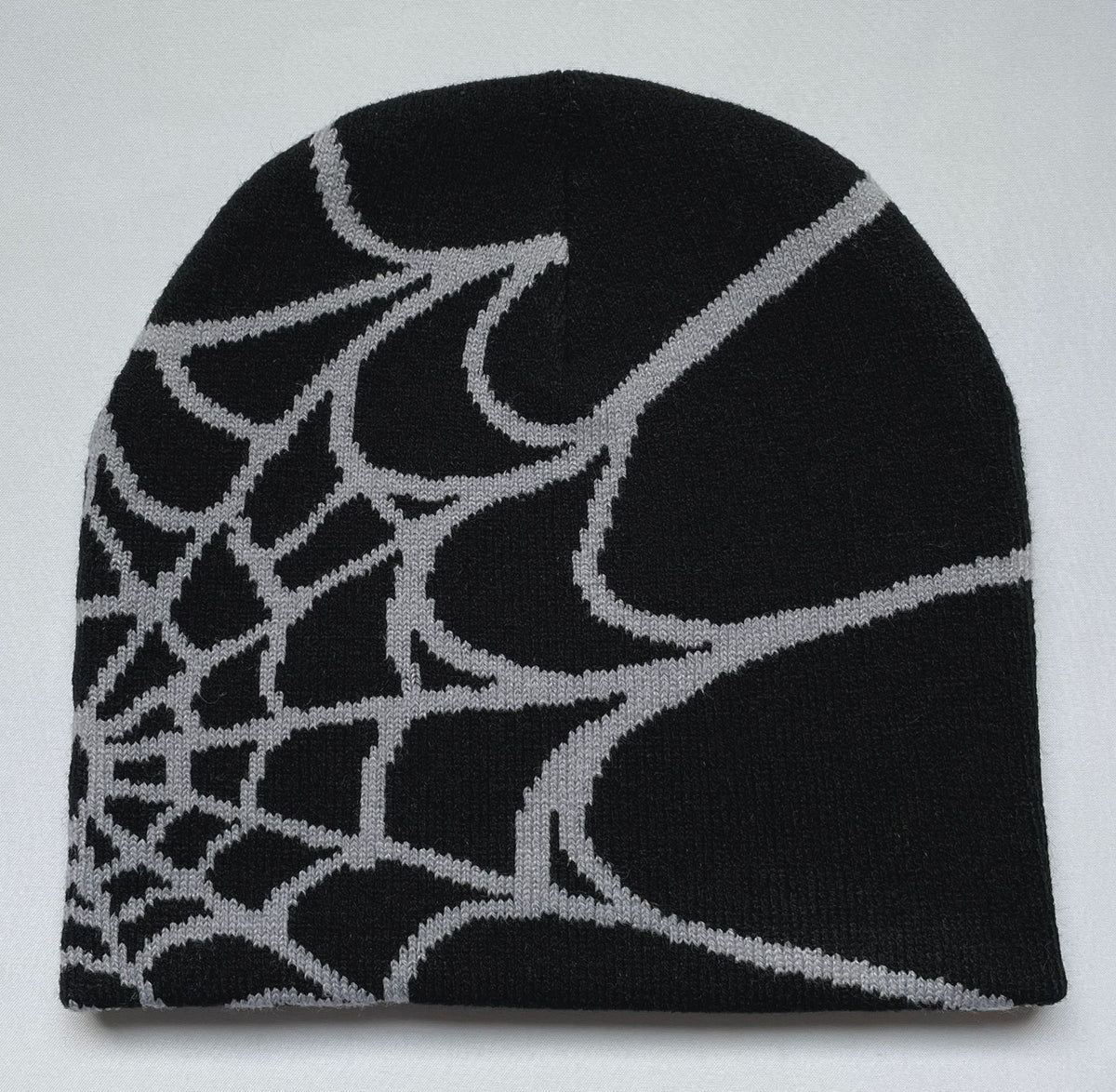 Knitted Spider Web Beanie for Fall/Winter Outdoor Use