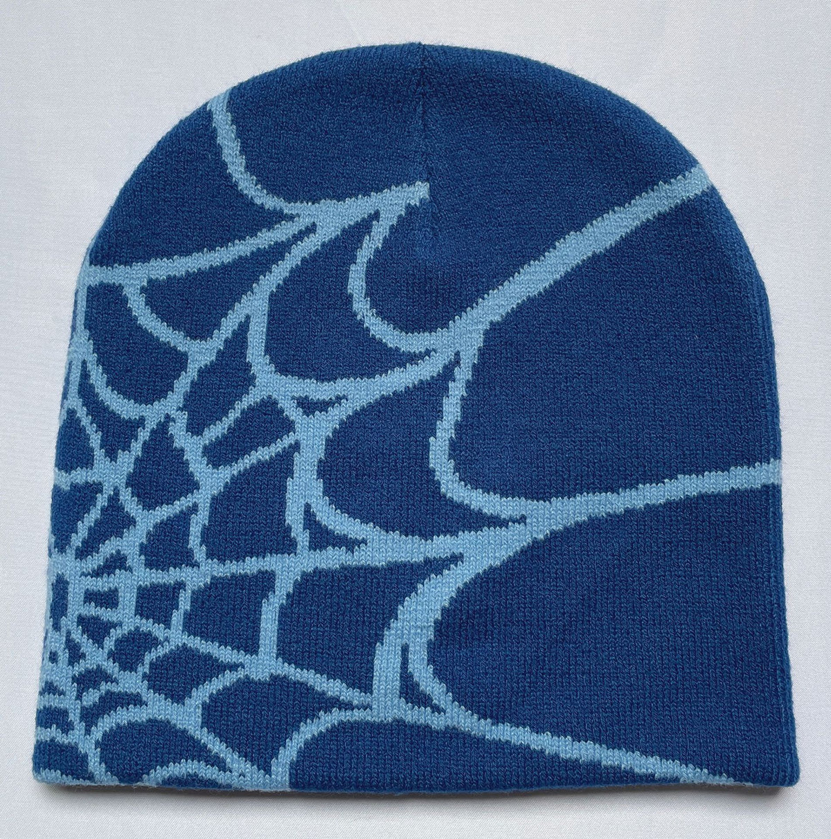 Knitted Spider Web Beanie for Fall/Winter Outdoor Use