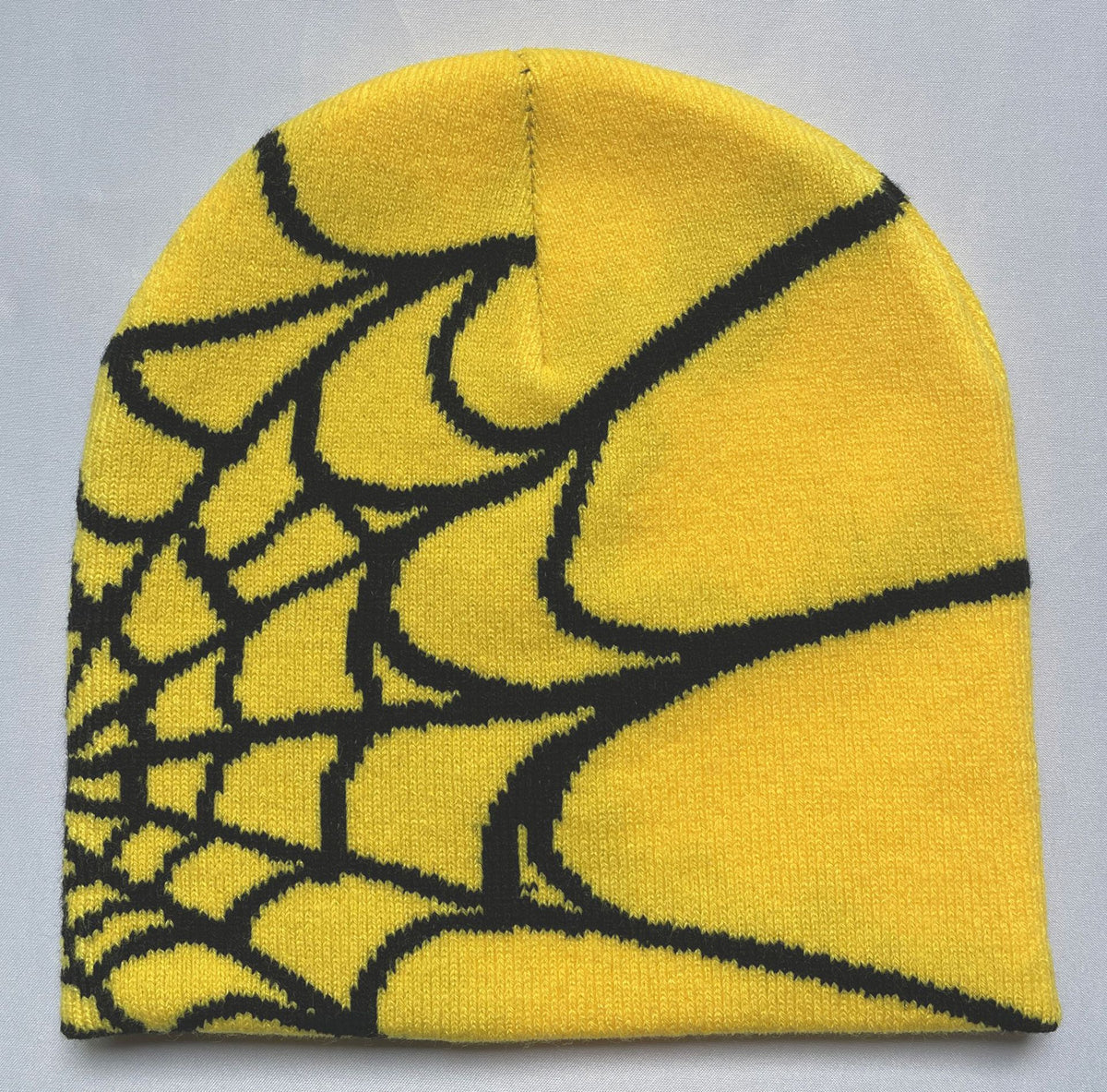 Knitted Spider Web Beanie for Fall/Winter Outdoor Use