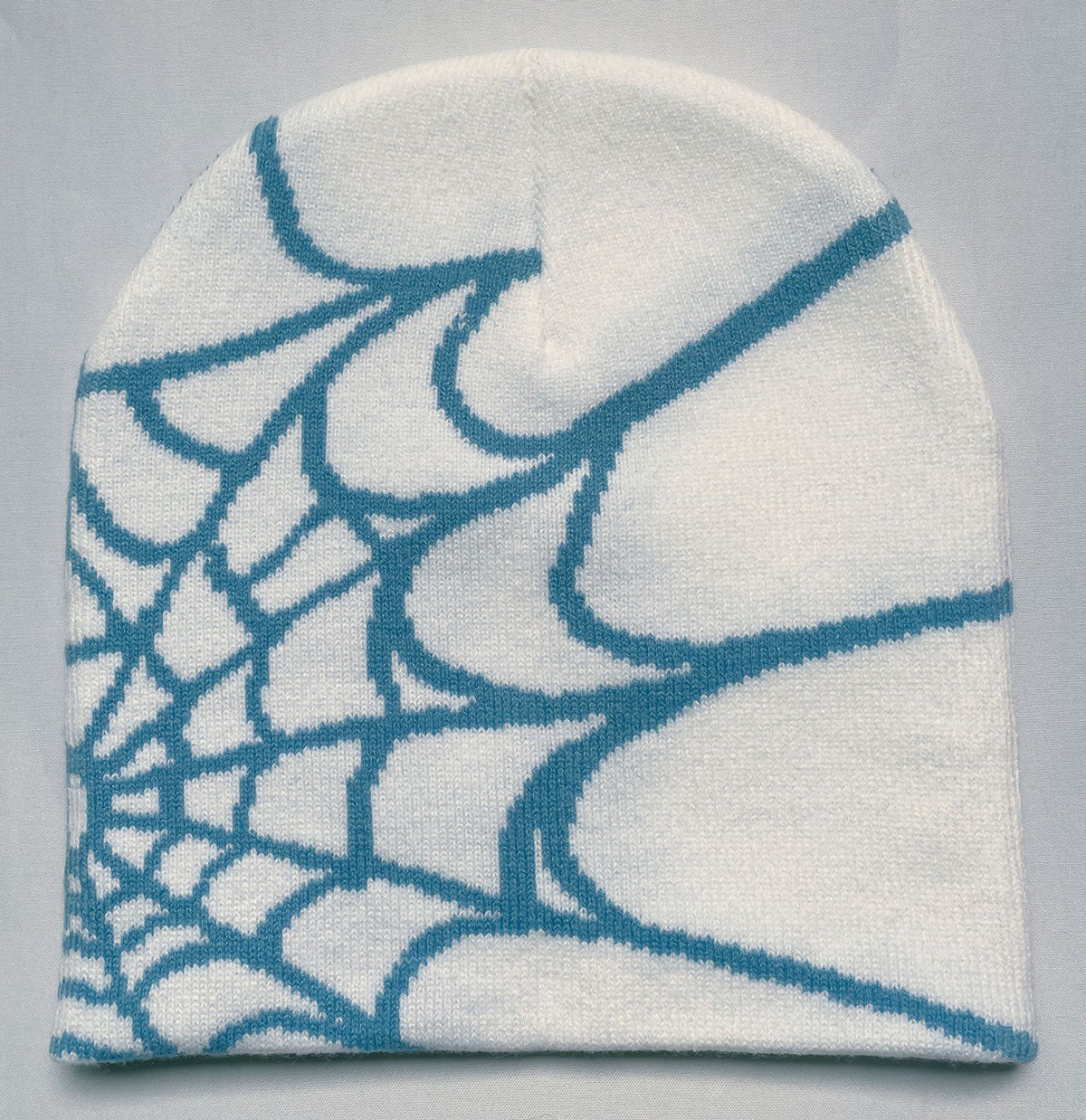 Knitted Spider Web Beanie for Fall/Winter Outdoor Use